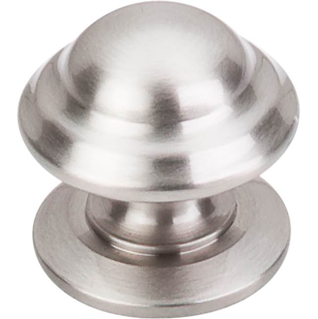 Top Knobs - Empress Knob 1 3/8 Inch Brushed Satin Nickel - Brushed Satin Nickel