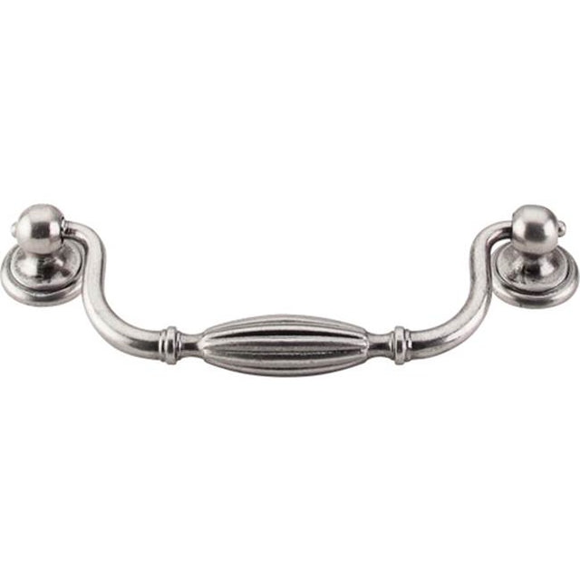 Top Knobs - Tuscany Drop Pull 5 1/16 Inch (c-c) Pewter Antique - Pewter Antique