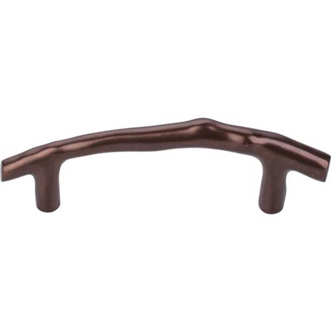 Top Knobs - Aspen Twig Pull 3 1/2 Inch (c-c) Mahogany Bronze - Mahogany Bronze