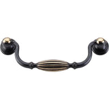 Top Knobs - Tuscany Drop Pull 5 1/16 Inch (c-c) Dark Antique Brass - Dark Antique Brass