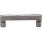 Top Knobs - Aspen Flat Sided Pull 4 Inch (c-c) Silicon Bronze Light - Silicon Bronze Light