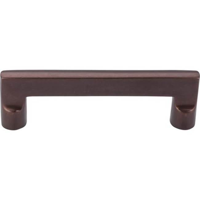 Top Knobs - Aspen Flat Sided Pull 4 Inch (c-c) Mahogany Bronze - Mahogany Bronze