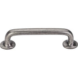 Top Knobs - Aspen Rounded Pull 4 Inch (c-c) Silicon Bronze Light - Silicon Bronze Light