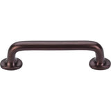 Top Knobs - Aspen Rounded Pull 4 Inch (c-c) Mahogany Bronze - Mahogany Bronze