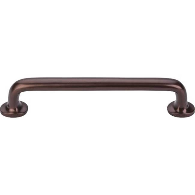 Top Knobs - Aspen Rounded Pull 6 Inch (c-c) Mahogany Bronze - Mahogany Bronze