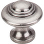 Top Knobs - Ascot Knob 1 1/4 Inch Pewter Antique - Pewter Antique