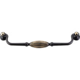 Top Knobs - Tuscany Drop Pull 8 13/16 Inch (c-c) Dark Antique Brass - Dark Antique Brass