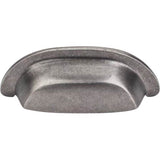 Top Knobs - Aspen Cup Pull 3 Inch (c-c) Silicon Bronze Light - Silicon Bronze Light