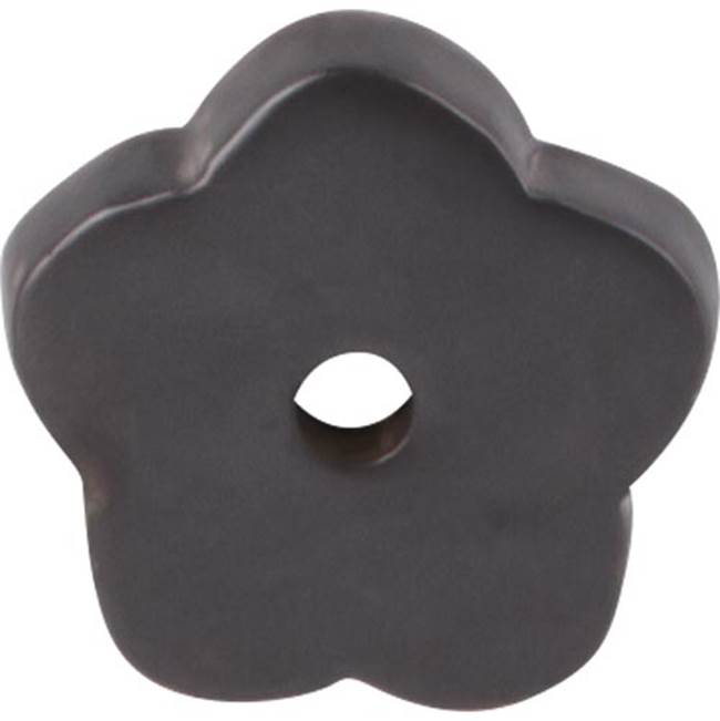 Top Knobs - Aspen Flower Backplate 1 Inch Medium Bronze - Medium Bronze