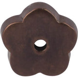 Top Knobs - Aspen Flower Backplate 1 Inch Mahogany Bronze - Mahogany Bronze