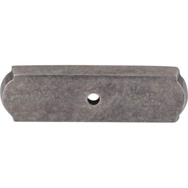Top Knobs - Aspen Rectangle Backplate 2 1/2 Inch Silicon Bronze Light - Silicon Bronze Light