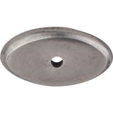 Top Knobs - Aspen Oval Backplate 1 1/2 Inch Silicon Bronze Light - Silicon Bronze Light