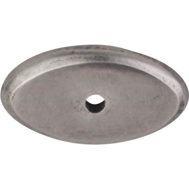 Top Knobs - Aspen Oval Backplate 1 1/2 Inch Silicon Bronze Light - Silicon Bronze Light