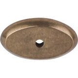 Top Knobs - Aspen Oval Backplate 1 1/2 Inch Light Bronze - Light Bronze