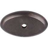 Top Knobs - Aspen Oval Backplate 1 1/2 Inch Medium Bronze - Medium Bronze