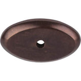 Top Knobs - Aspen Oval Backplate 1 1/2 Inch Mahogany Bronze - Mahogany Bronze
