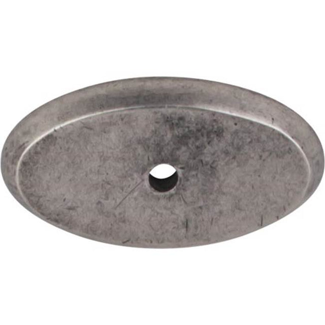 Top Knobs - Aspen Oval Backplate 1 3/4 Inch Silicon Bronze Light - Silicon Bronze Light