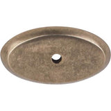 Top Knobs - Aspen Oval Backplate 1 3/4 Inch Light Bronze - Light Bronze