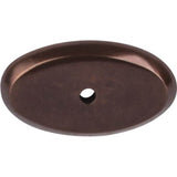 Top Knobs - Aspen Oval Backplate 1 3/4 Inch Mahogany Bronze - Mahogany Bronze