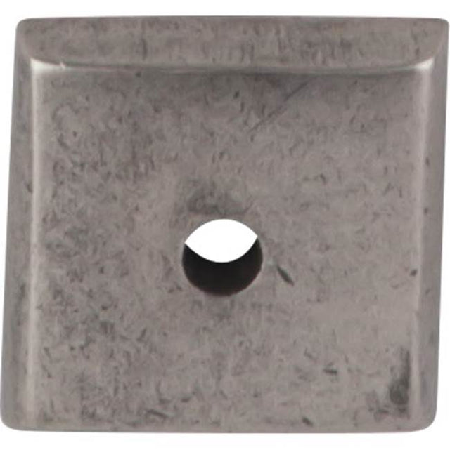 Top Knobs - Aspen Square Backplate 7/8 Inch Silicon Bronze Light - Silicon Bronze Light