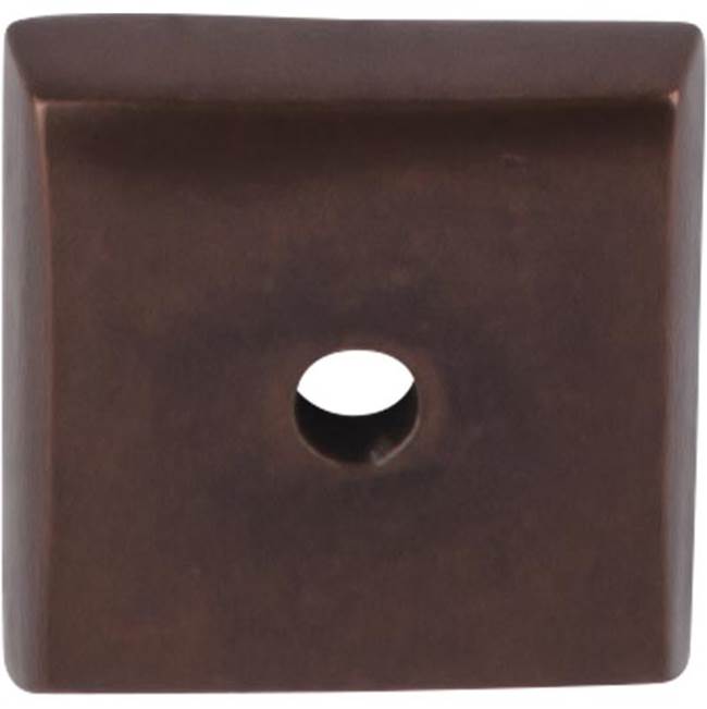 Top Knobs - Aspen Square Backplate 7/8 Inch Mahogany Bronze - Mahogany Bronze
