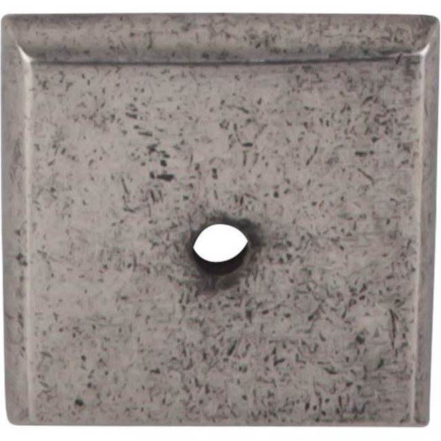 Top Knobs - Aspen Square Backplate 1 1/4 Inch Silicon Bronze Light - Silicon Bronze Light