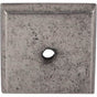 Top Knobs - Aspen Square Backplate 1 1/4 Inch Silicon Bronze Light - Silicon Bronze Light