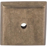 Top Knobs - Aspen Square Backplate 1 1/4 Inch Light Bronze - Light Bronze