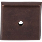 Top Knobs - Aspen Square Backplate 1 1/4 Inch Mahogany Bronze - Mahogany Bronze
