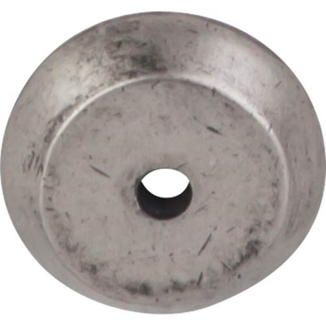 Top Knobs - Aspen Round Backplate 7/8 Inch Silicon Bronze Light - Silicon Bronze Light