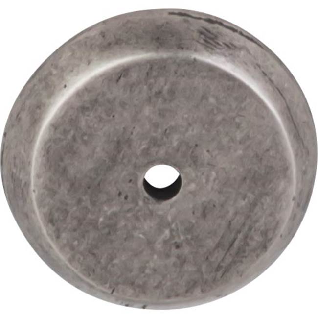 Top Knobs - Aspen Round Backplate 1 1/4 Inch Silicon Bronze Light - Silicon Bronze Light
