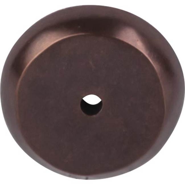 Top Knobs - Aspen Round Backplate 1 1/4 Inch Mahogany Bronze - Mahogany Bronze