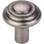 Top Knobs - Aspen Button Knob 1 1/4 Inch Silicon Bronze Light - Silicon Bronze Light