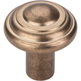 Top Knobs - Aspen Button Knob 1 1/4 Inch Light Bronze - Light Bronze