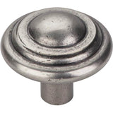 Top Knobs - Aspen Button Knob 1 3/4 Inch Silicon Bronze Light - Silicon Bronze Light