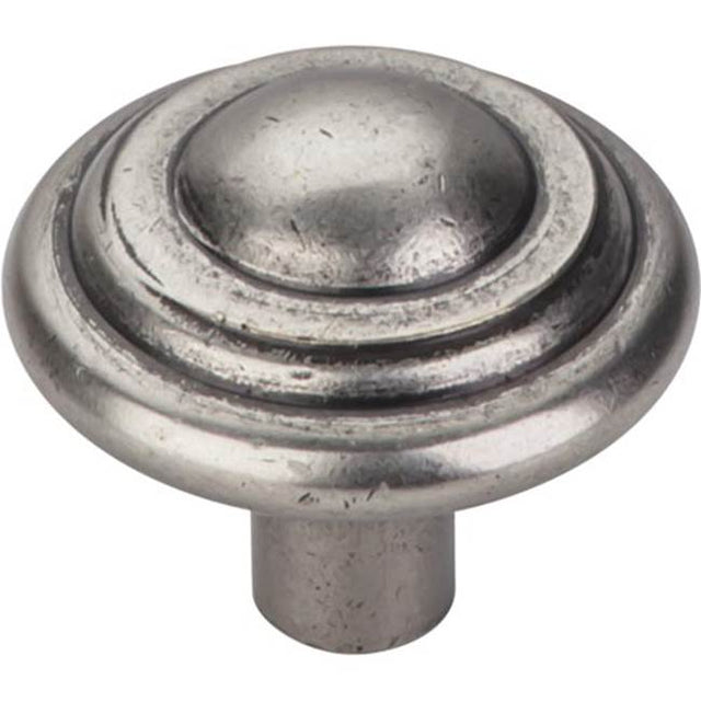 Top Knobs - Aspen Button Knob 1 3/4 Inch Silicon Bronze Light - Silicon Bronze Light