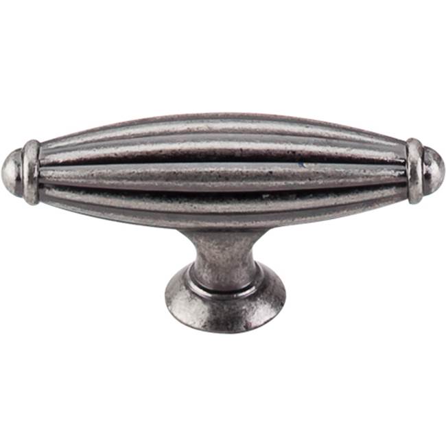 Top Knobs - Tuscany T-Handle 2 5/8 Inch Pewter Antique - Pewter Antique