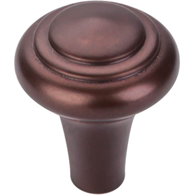 Top Knobs - Aspen Peak Knob 1 Inch Mahogany Bronze - Mahogany Bronze