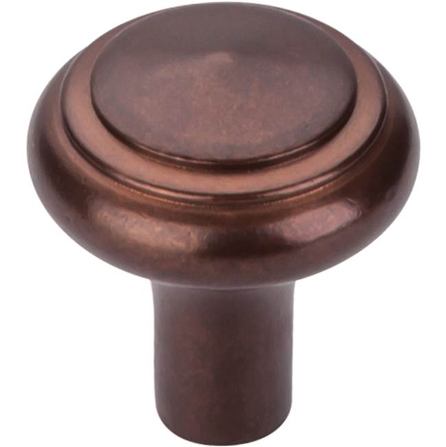 Top Knobs - Aspen Peak Knob 1 1/4 Inch Mahogany Bronze - Mahogany Bronze