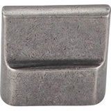 Top Knobs - Aspen Flat Sided Knob 7/8 Inch (c-c) Silicon Bronze Light - Silicon Bronze Light