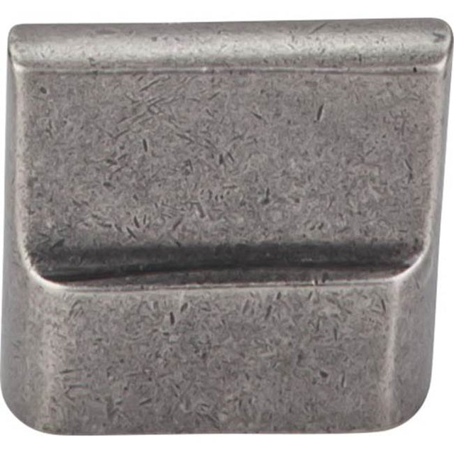Top Knobs - Aspen Flat Sided Knob 7/8 Inch (c-c) Silicon Bronze Light - Silicon Bronze Light