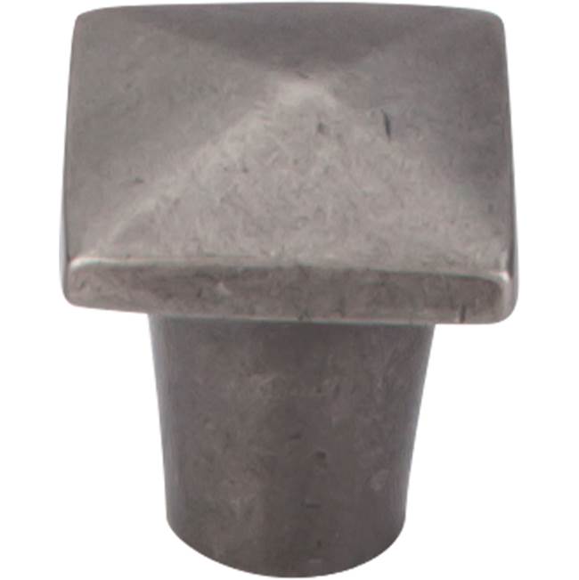 Top Knobs - Aspen Square Knob 3/4 Inch Silicon Bronze Light - Silicon Bronze Light