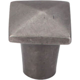 Top Knobs - Aspen Square Knob 3/4 Inch Silicon Bronze Light - Silicon Bronze Light