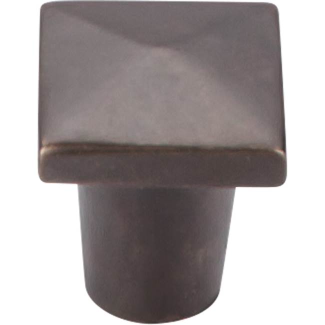 Top Knobs - Aspen Square Knob 3/4 Inch Medium Bronze - Medium Bronze