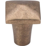 Top Knobs - Aspen Square Knob 7/8 Inch Light Bronze - Light Bronze