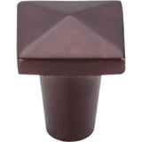 Top Knobs - Aspen Square Knob 7/8 Inch Mahogany Bronze - Mahogany Bronze