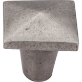 Top Knobs - Aspen Square Knob 1 1/4 Inch Silicon Bronze Light - Silicon Bronze Light