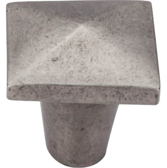 Top Knobs - Aspen Square Knob 1 1/4 Inch Silicon Bronze Light - Silicon Bronze Light