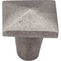 Top Knobs - Aspen Square Knob 1 1/4 Inch Silicon Bronze Light - Silicon Bronze Light