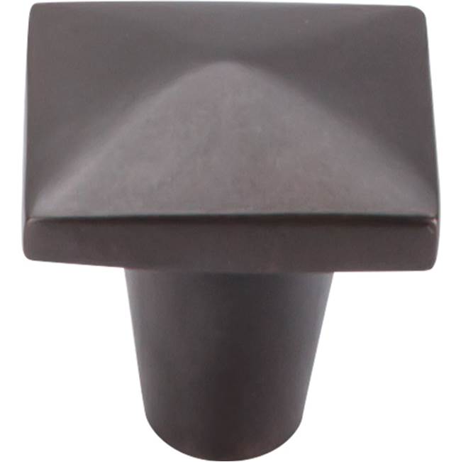 Top Knobs - Aspen Square Knob 1 1/4 Inch Medium Bronze - Medium Bronze